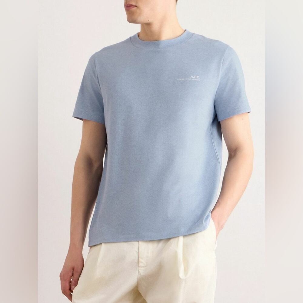 A.P.C. Logo-Print Cotton-Jersey T-Shirt